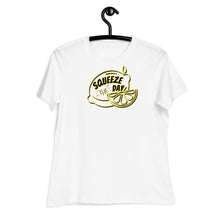 Load image into Gallery viewer, “Squeeze The Day” Women's T-Shirt